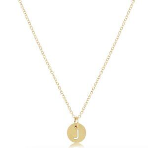 ENEWTON 16" Necklace Gold - Respect Small Gold Disc- J